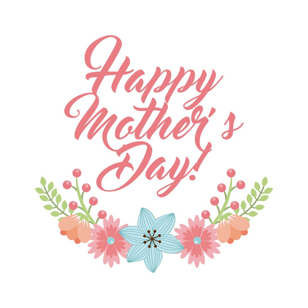 happy mothers day design  - Vector, Image