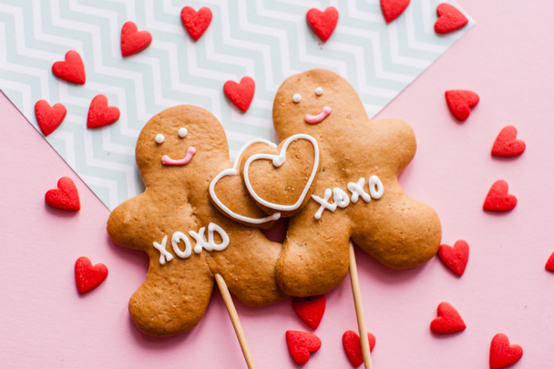 cookie for Valentine day - Valokuva, kuva
