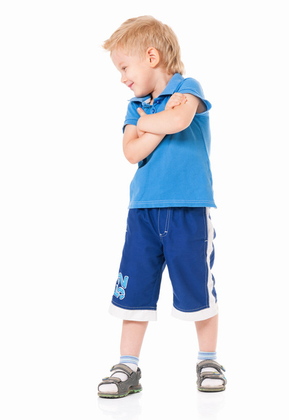 Little boy with hands folded  - Photo, image