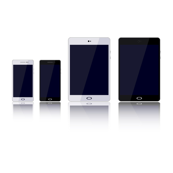 Set devices phone tablet computer - Διάνυσμα, εικόνα