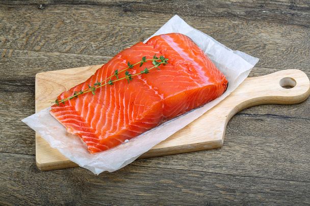 Fresh Salmon fillet - Photo, Image