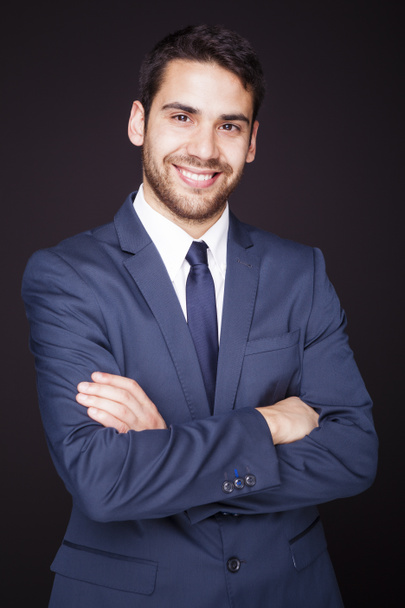 Young happy smiling business man - Foto, imagen