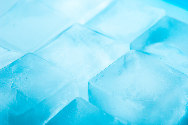 Ice cubes background horizontal - Fotoğraf, Görsel