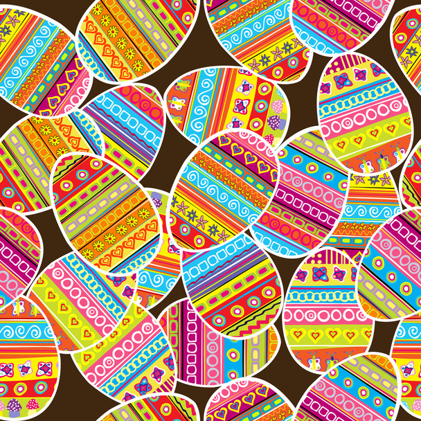 Easter background seamless pattern - Vector, Image