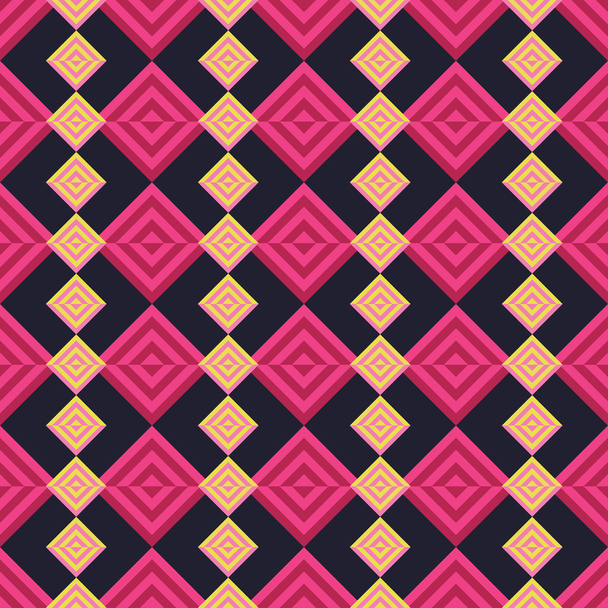 Seamless decorative vector background with abstract geometric pattern. Print. Repeating background. Cloth design, wallpaper. - Vector, Image