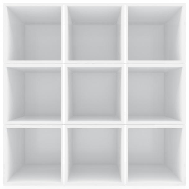White shelves - Photo, Image