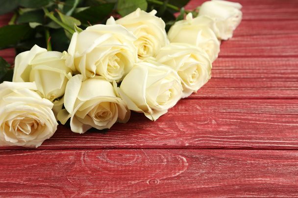 Bouquet of white roses - Foto, imagen
