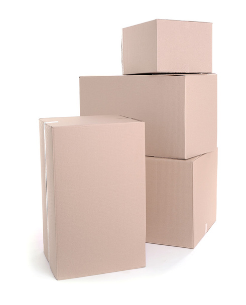 Set of cardboard boxes  - Zdjęcie, obraz