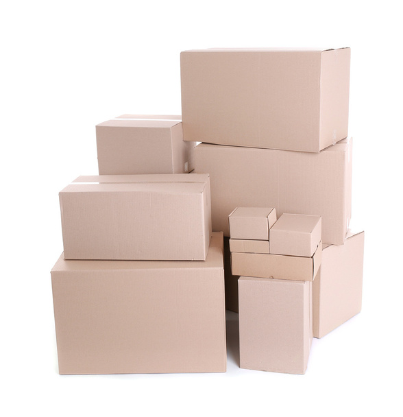 Set of cardboard boxes  - Foto, Imagem