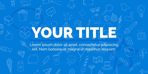 Cover your title - Vector, Image