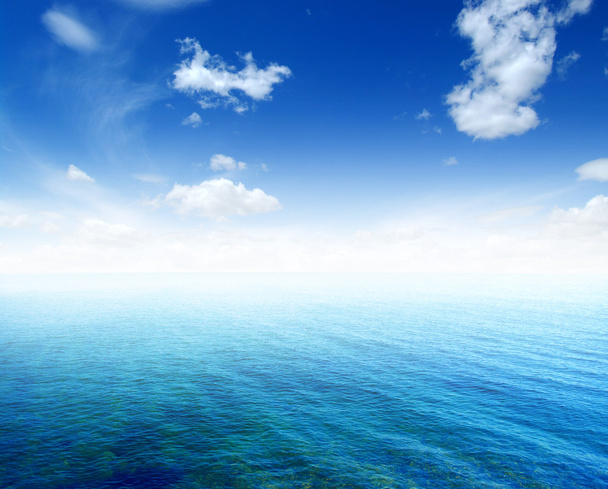 голубое море и небо - Фото, изображение