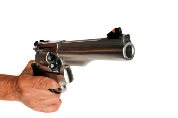 44 magnum пістолета револьвер ізольовані - Фото, зображення