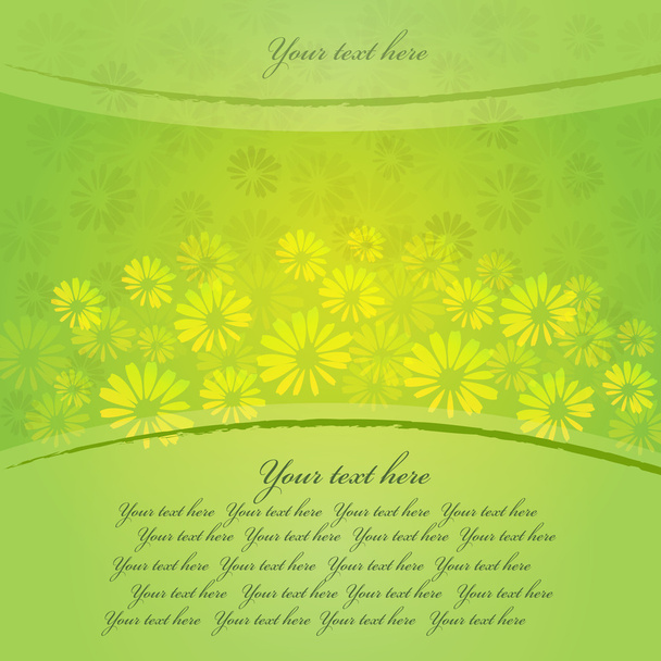 Spring daisies - Διάνυσμα, εικόνα