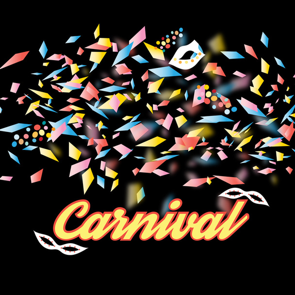 Fondo colorido del carnaval
 - Vector, Imagen