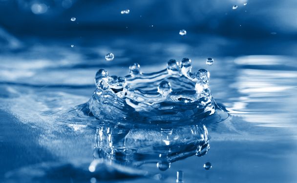 Splash of water drops
 - Фото, изображение