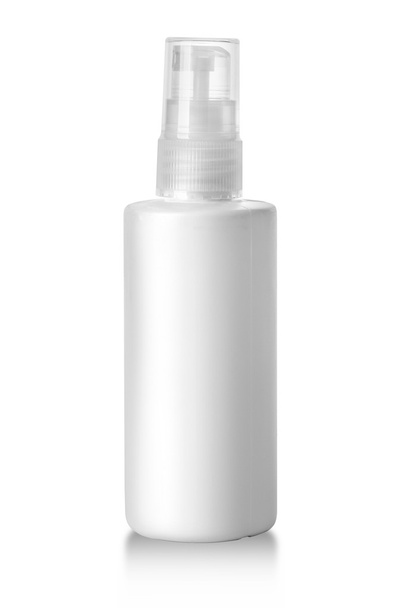 Botella de plástico blanco
 - Foto, imagen