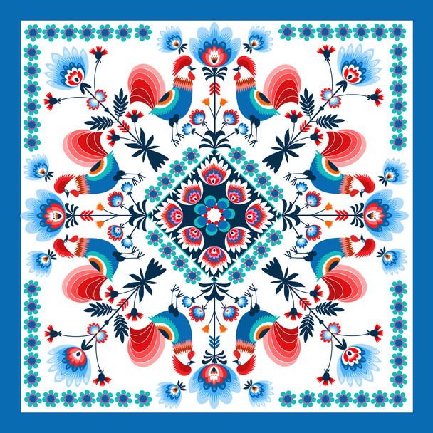 Polish pattern folk - Vector, Image