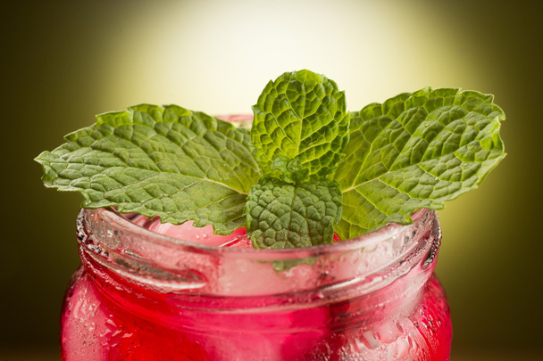 Raspberry Drink Closeup - Foto, Imagen