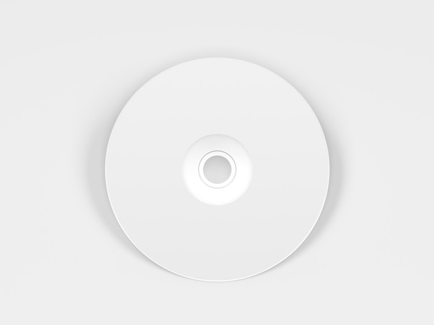 Blank cd on white background - Photo, Image