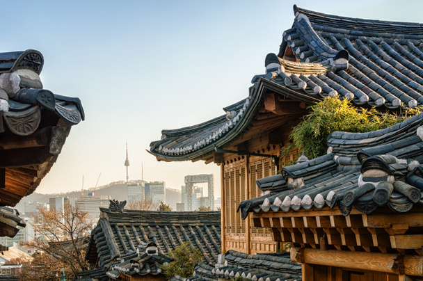 Seul tarihi mahalle  - Fotoğraf, Görsel
