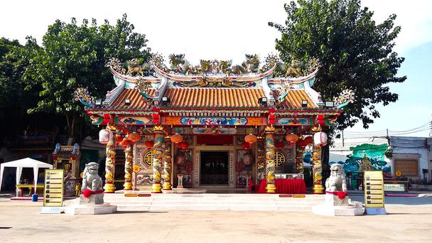 Chinesischer Tempel in Udonthani - Foto, Bild