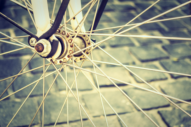metal Bicycle wheel - Photo, Image