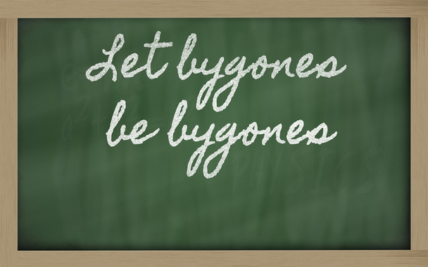 Expression - Let bygones be bygones - Photo, Image