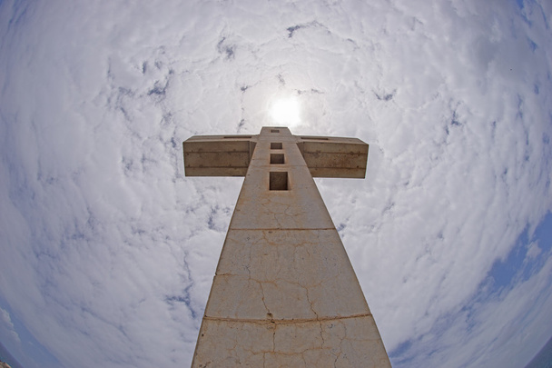 Krzyż na wschodnim krańcu Gwadelupy - Zdjęcie, obraz