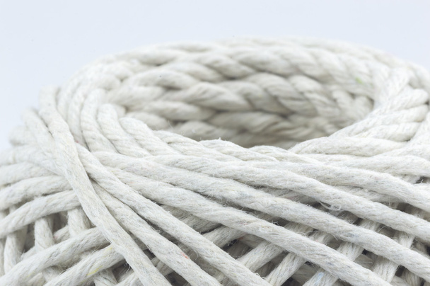bílé lano zblízka - Fotografie, Obrázek