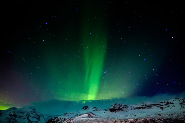 Kuzey ışıkları Güney İzlanda - Fotoğraf, Görsel