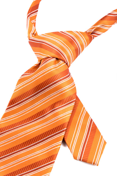 közelről narancs nyakkendő - Fotó, kép