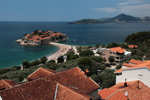 Hotel isla Sveti Stefan en Montenegro
 - Foto, Imagen