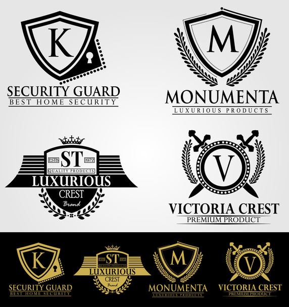 Heraldic Royal Luxury Crest Logo - Vector, Image