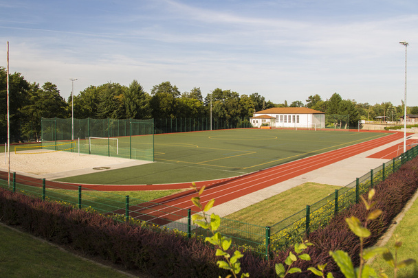 Areal do Sportschule em Werdau, Alemanha, 2015
 - Foto, Imagem