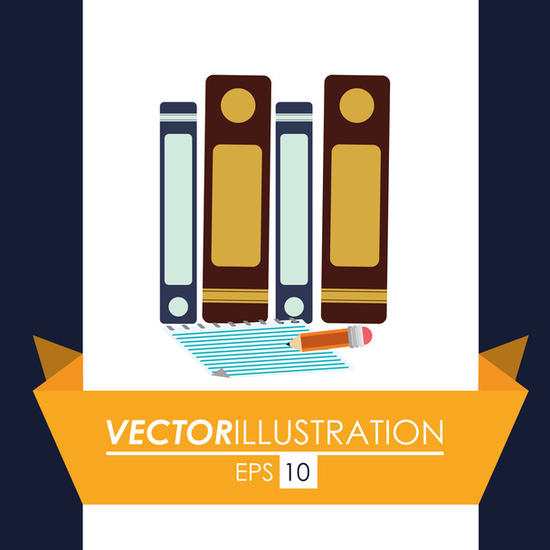 Book icon design - Vector, imagen