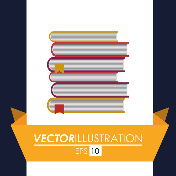 дизайн иконок книг
 - Вектор,изображение