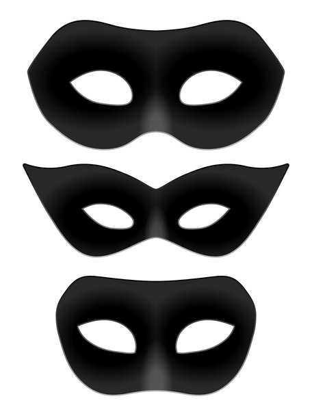Carnival mask set - Vektor, kép