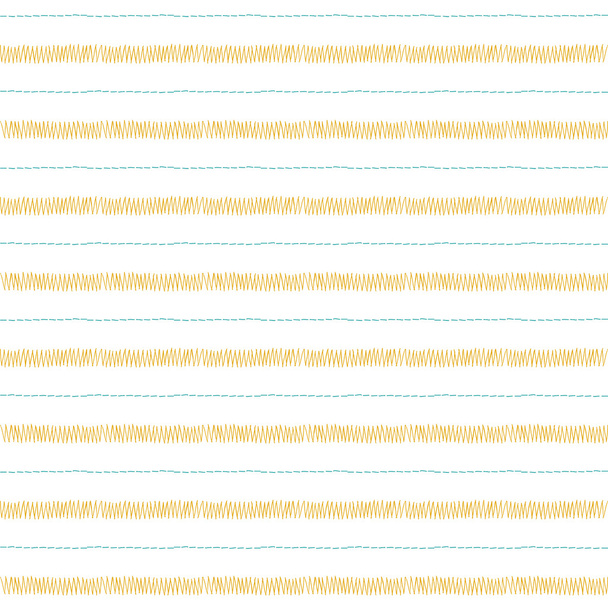 naadloze gestreept patroon - naaimachine steken - Vector, afbeelding