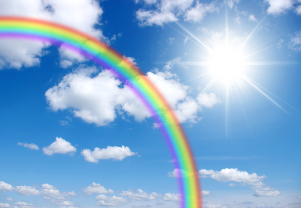 regenboog in de lucht - Foto, afbeelding