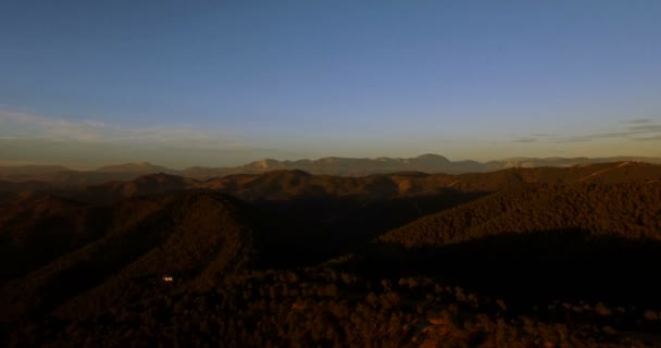 4k επιτόπιων δειγματοληπτικών, που φέρουν στο ηλιοβασίλεμα στην Ανδαλουσία, Ισπανία - Πλάνα, βίντεο