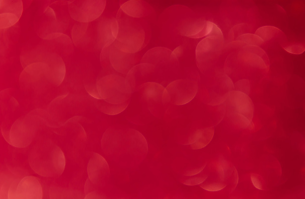 Romantic red bokeh abstract valentine background - Photo, Image
