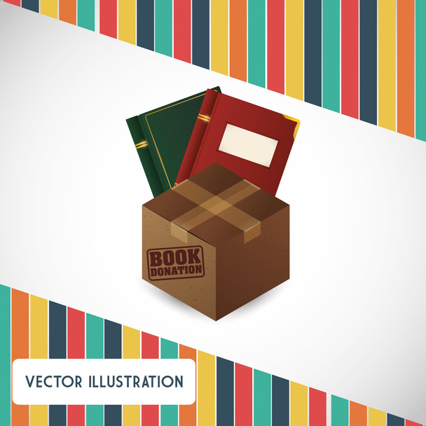 pictogram boekontwerpen - Vector, afbeelding
