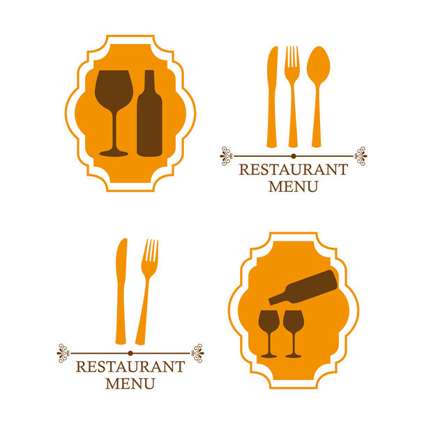 Speisekarte Restaurant Design - Vektor, Bild