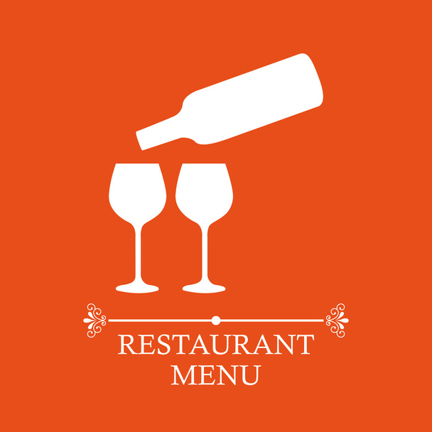 menu restaurant design - Vetor, Imagem