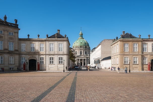 Royal Palace in Copenhagen, Denmark - Fotó, kép