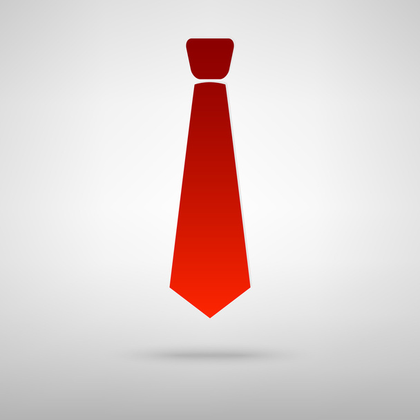 Red icon with shadow - Vector, Image