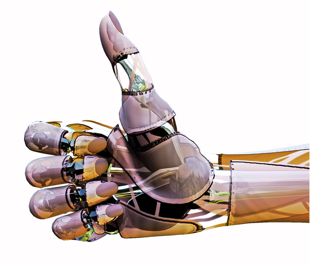 Android kciuki - Zdjęcie, obraz