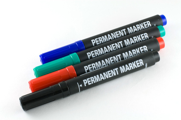 Four colored permanent marker - Photo, Image