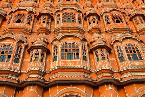 Hawa mahal, palác větrů, jaipur, rajasthan, Indie. obraz HDR - Fotografie, Obrázek