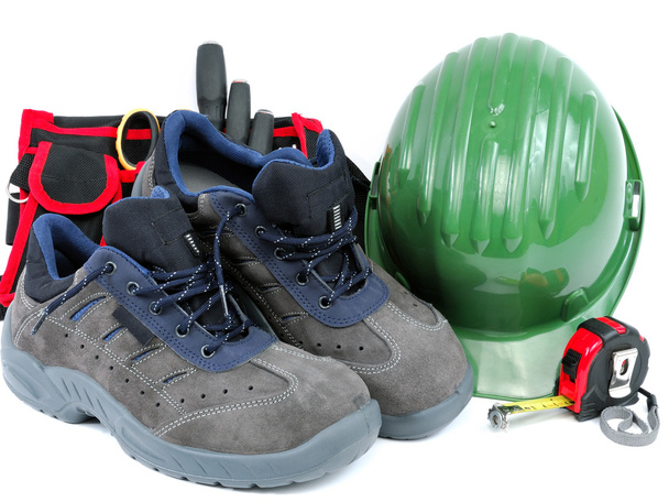 Sapatos de trabalho de proteção
 - Foto, Imagem
